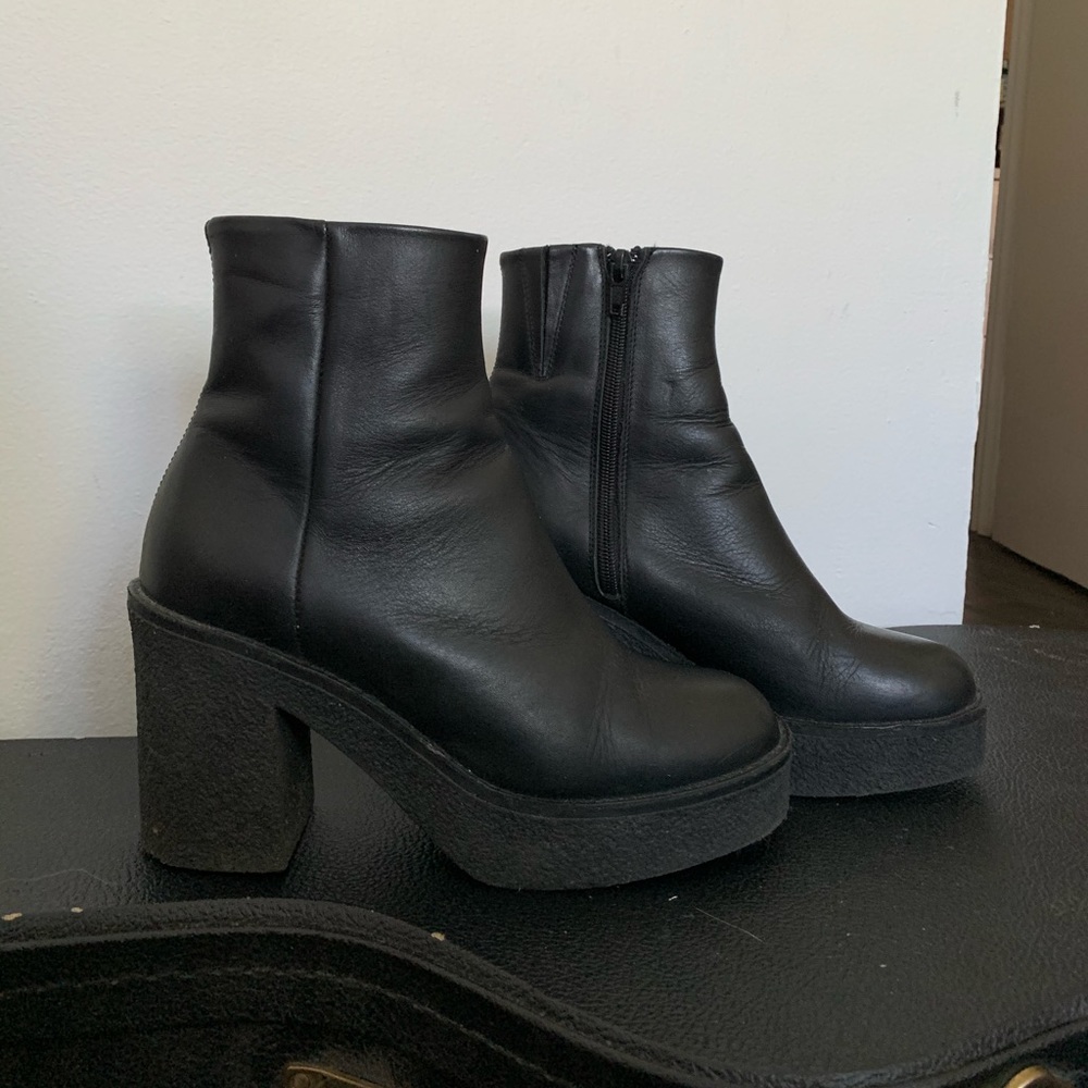 Miista Alix Boot Black Leather Women’s 6.5/37